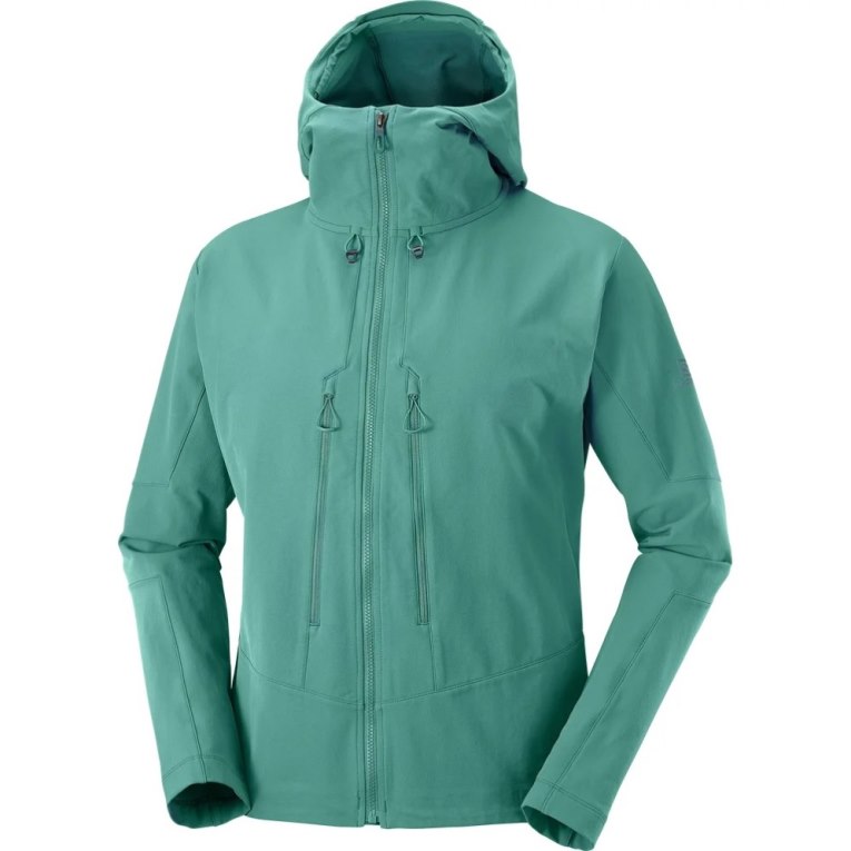 Chaquetas Salomon Outpeak Softshell Full Zip Hombre Turquesa | MX PCRV247